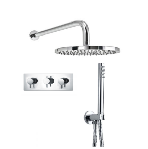 Thermostatic Concealed Shower Pack (Round)