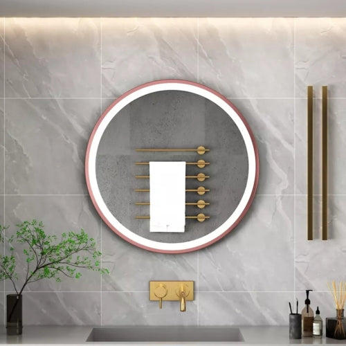 ENZO LED Mirrors - BRUSHED ROSE GOLD