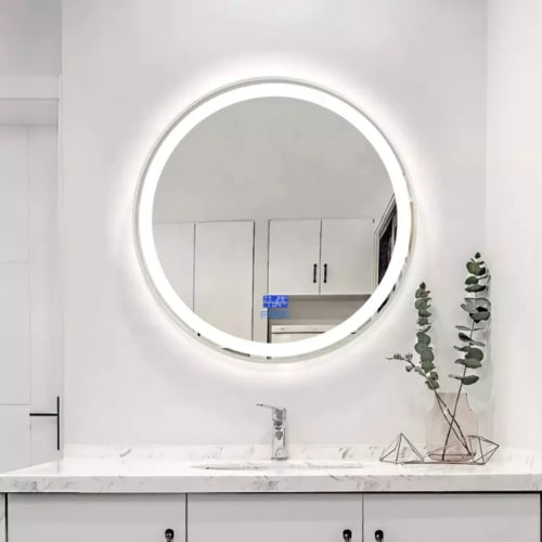 ENZO LED Mirrors - BRUSHED NICKEL