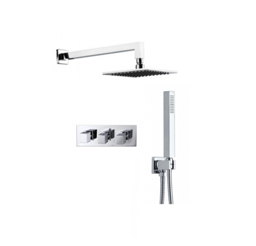 Thermostatic Concealed Shower Pack (Square)